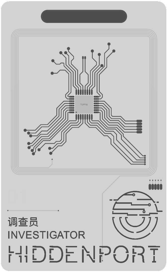 Hidden Port PCB card